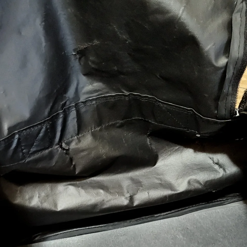 Adidas Classic Black Duffel Bag with White Accents - Picture 10 of 11